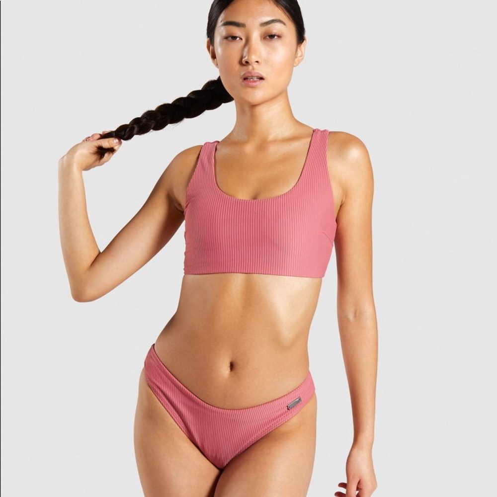 Gymshark Essence Bikini Top Rose Slate